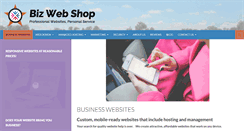 Desktop Screenshot of bizwebshop.com
